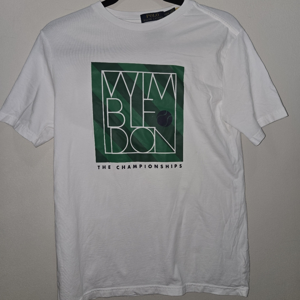 Polo by Ralph Lauren [Ladies S/M, Size 14, Girl] Wimbledon Championships Tee